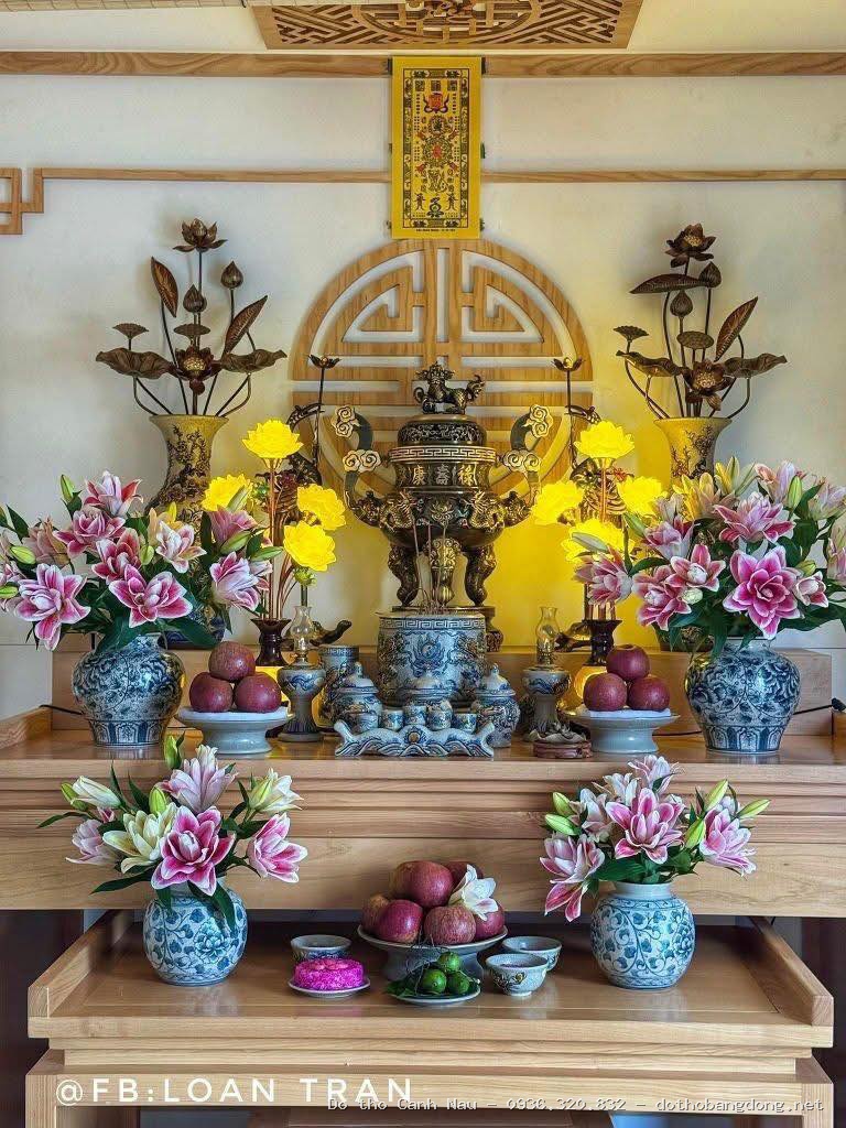 Ban Phật Hiện Đại Đẹp - Đồ thờ Sơn Vũ